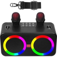 Kaasaskantav Karaoke Bluetooth USB Karaoke süsteem traadita mikrofoni ja heliefektide, kodupidu jaoks