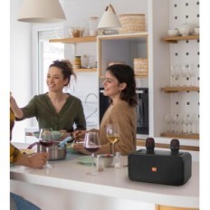 Sistema di karaoke USB Bluetooth portatile Karaoke con microfono wireless e effetti sonori, per la festa di casa