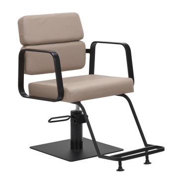Gabbiano Porto-BM kappersstoel zwart beige