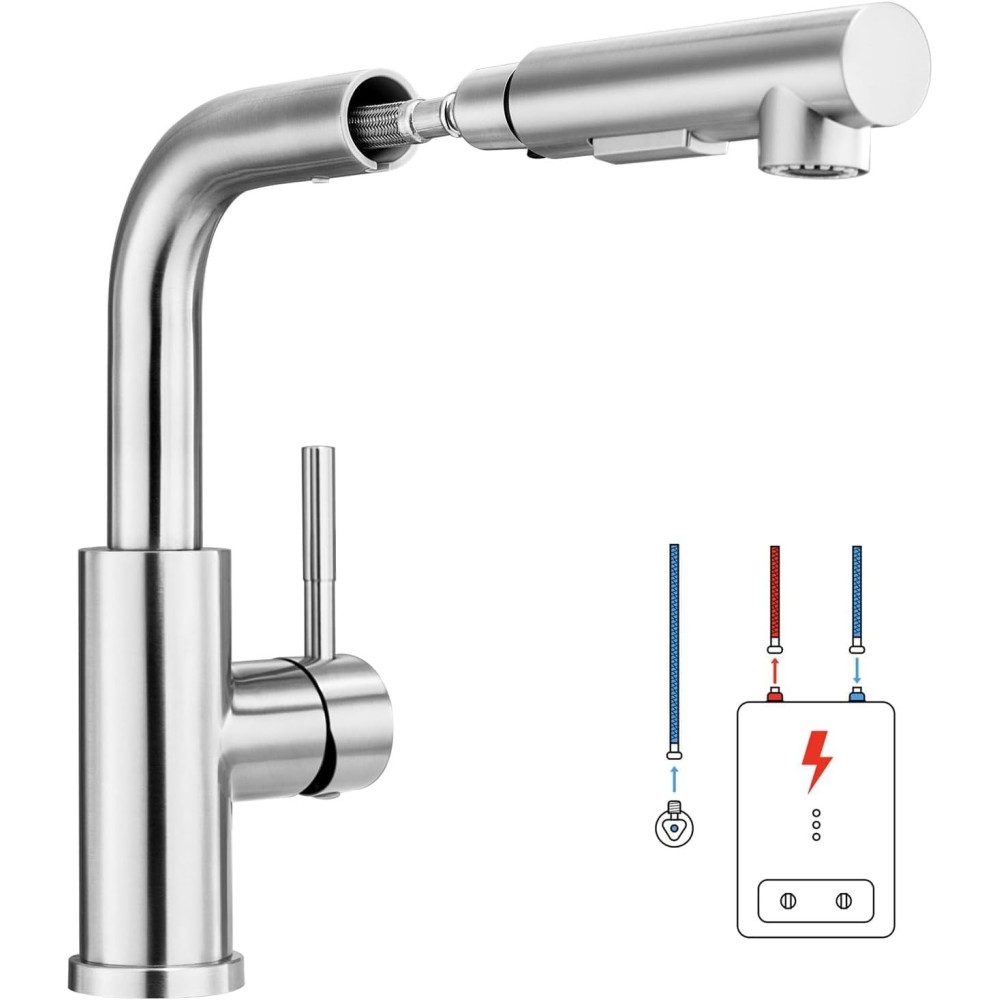 Grifo de cocina LONHEO LBG0505, 39.5 x 24 x 6.5 cm