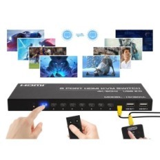 KVM tiheäkymä KS802, 5 V, HDMI, jopa 8 tietokonetta