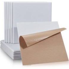 Painéis acústicos, auto-adesivos, 12 pcs, 30 x 30cm, branco