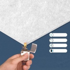 Acoustic, self-adhesive panels, 12 pcs, 30 x 30cm, white