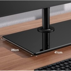 Soporte usado en dos monitores Mango de escritorio de 13-32 pulgadas con ajuste completo de ERGEAR EGM3