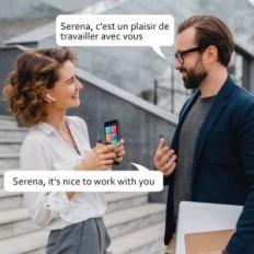 Portable Translator Cevikno 2024-F on 137 Languages Black Smart Voicover Offline