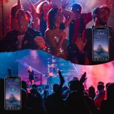 Nr komplekts LED Bagzy multicolor baga 10m IP65 220V ar tālvadības kontroli ārējai apdarei Ūdensnecaurlaidīgs RGB lente