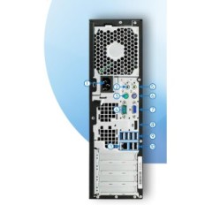 HP SFF-arvuti, Intel I7-3770 protsessor, 16 GB raamid, 512 GB-draiv, mida kasutatakse