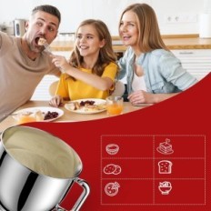 Planétové mixer ZUCTA, 1500 W, 8 l, 6 Rýchlosť, biela