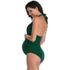 Grossesse Eastelegant Bathing Costume, une pièce, M, Vert