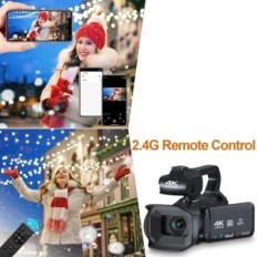 Fotocamera UHD 4K Leqtoniq 64MP con touch screen e microfono