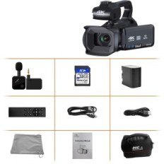 Leqtoniq 64mp 4k UHD kamera s dodirnim zaslonom i mikrofon