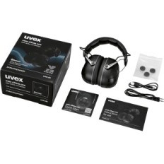 Uvex Axess One Active protective earmuffs with Bluetooth 5.2, Used