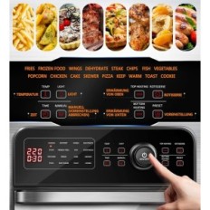 Freír la plancha sin aceite Michelangelo 14.5 L, 1700 W, 8 accesorios, usados