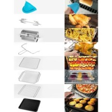 Frying iron without oil MICHELANGELO 14.5 L, 1700 W, 8 accessories, Used