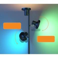 SIBRILLE vloerlamp, 36 W, 2500 LM, 2700-6500 K