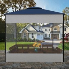 Transparent vanntett SDFVSDF 2x35m tilt med masker, PVC, brukt