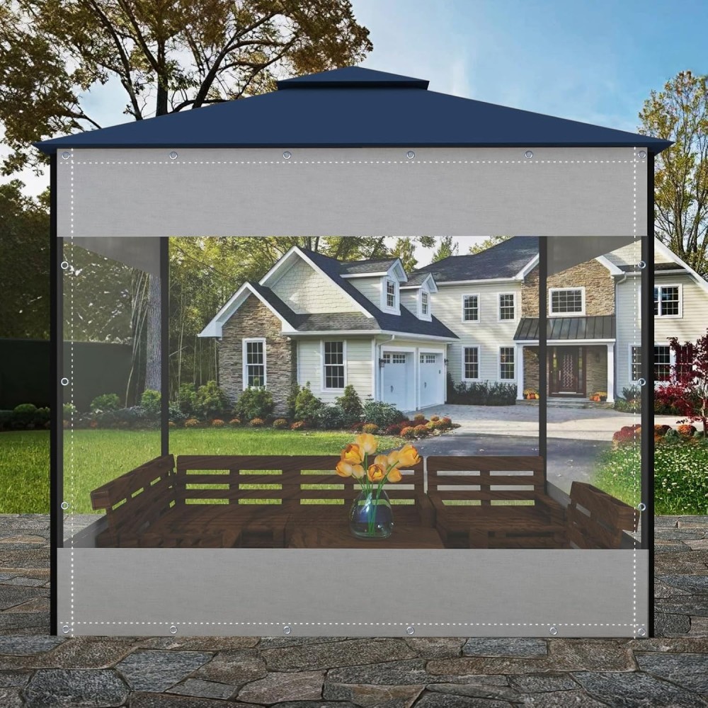 Transparente wasserdichte SDFVSDF 2x35m Neigung mit Maschen, PVC, verwendet