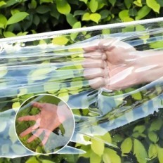 Transparente wasserdichte SDFVSDF 2x35m Neigung mit Maschen, PVC, verwendet