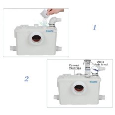 Sewer Hocanflo 700 W Pump, Toalettpump, Inga kit, används