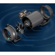 HG jauda 150 mm cauruļveida ventilators, elektrisks, 798 m³ / h izstāde