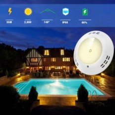 LED LAD LLLMLE R-PL24-S35W για πισίνα 35W, IP68, 3000K, 2800lm