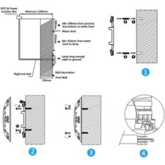 LED LED LimlMle R-PL34-CD34W 35W basseini jaoks, IP68, 6000K, 3500LM