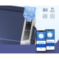 Kompresorius AAOBOSI šaldytuvas 60 l, WiFi, 12-24 V ir 100-240 V, iki -20 ° C
