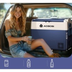Kompresor Aobosi hladnjak 60 l, WiFi, 12-24 V i 100-240 V, do -20 ° C