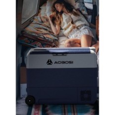 Kompresor AAOBOSI Chladnička 60 L, WiFi, 12-24 V a 100-240 V, až -20 ° C