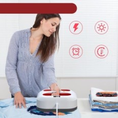 Presse thermique pour vêtements MEFINE, 1200 W, 22,8 cm x 22,8 cm