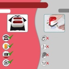 Prasa termiczna do odzieży Mefine, 1200 W, 22,8 cm x 22,8 cm