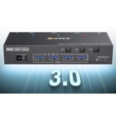 Switch Kvm YotthDav KC-KVM302AS HDMI, 2 monitor espositivi