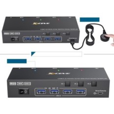 KVM YOUTINGHDAV KC- KVM302AS HDMI kapcsoló, 2 Post- kiállítás monitorok