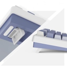 Trådlös RK Royal Kludge RK-M75, USB-C, Lila