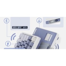 Begagnade Trådlöst RK Royal Keyboard Kludge RK-M75, USB-C, Lila