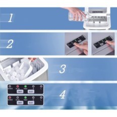 Gelo Cuber Vazillio Hzb-12 / SB, 120W, 2 litros, usado