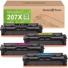 Replaceable Swiss Toner, HP 207X printers, for HP Color, Used