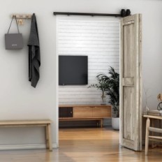 Ensemble de raccords pour la porte pliante Qinaixqm 100 cm
