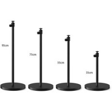Stand for projektor 30-100 cm Sort Justerbart Stativ med Qwal Universal Handle Ideel til hjemmebiograf