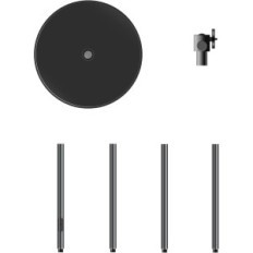 STAND FOR PROYECTOR 30-100 CM Trípode ajustable negro con la manija universal Qwal Ideal para el cine en casa