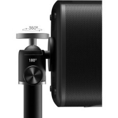 Stand für den Projektor 30-100 cm schwarz einstellbares Stativ mit QWAL Universal Griff ideal für Heimkino