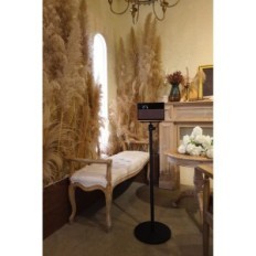 Supporto per proiettore 30-100 cm Black Treppiede regolabile con manico universale Qwal Ideale per home theater