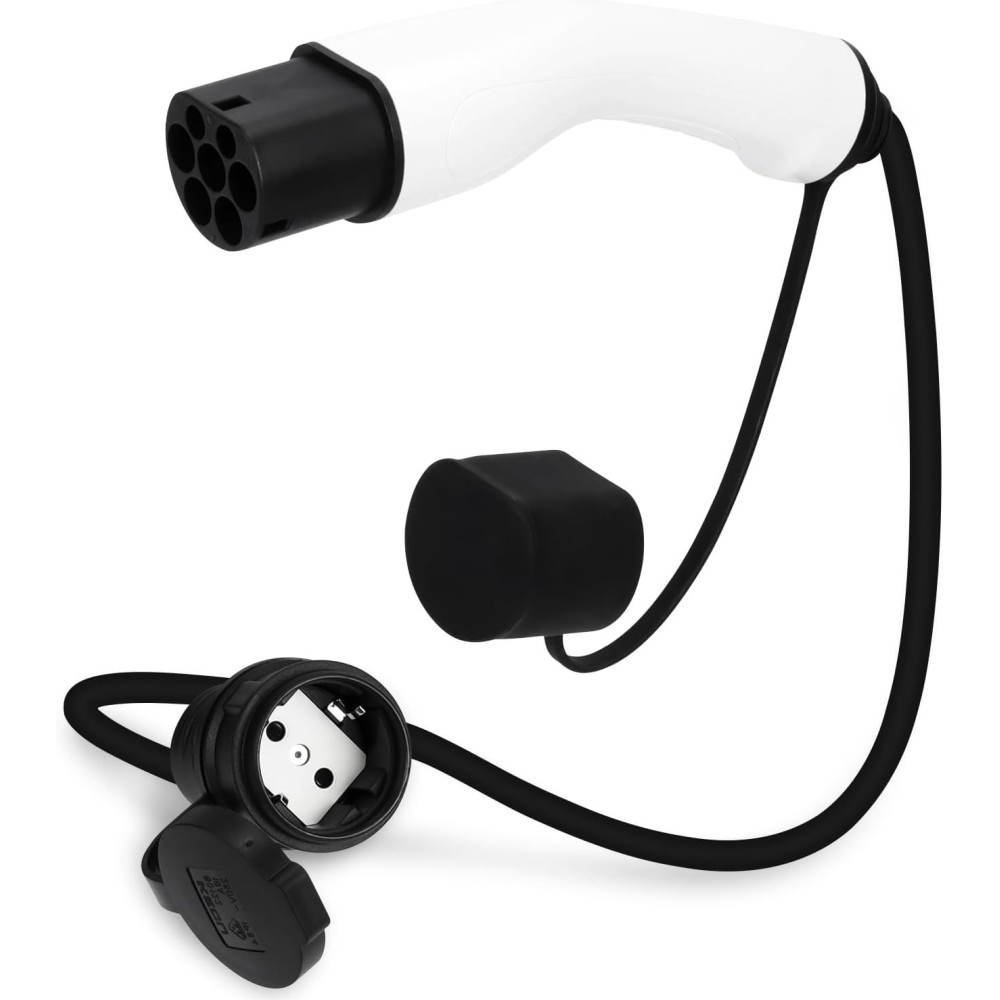 Adaptador para cargador de coche eléctrico tkse, longitud 0.5m, 16a, 3.5kw