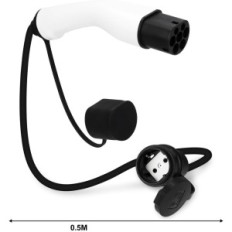 Adattatore per caricabatterie per auto elettriche TKSE, lunghezza 0,5 m, 16a, 3.5kw