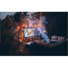 Projection screen Vercorkin, 300 inches, white, used