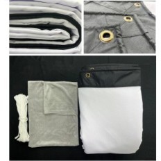 Projection screen Vercorkin, 300 inches, white, used