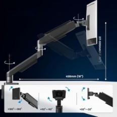 Uchwyt do monitora IMtKotW PT61-C012, 17-49 cali, Używany