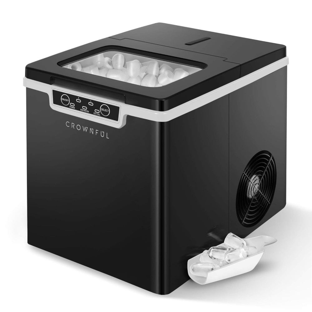 Crownful Ice Cuber, 100W, 220V, musta