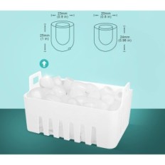 Crowful Ice Cuber, 100W, 220 V, Nero