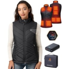 Sieviešu apkures veste Gotobi, 7.4V, 16000 mAh, izmērs s